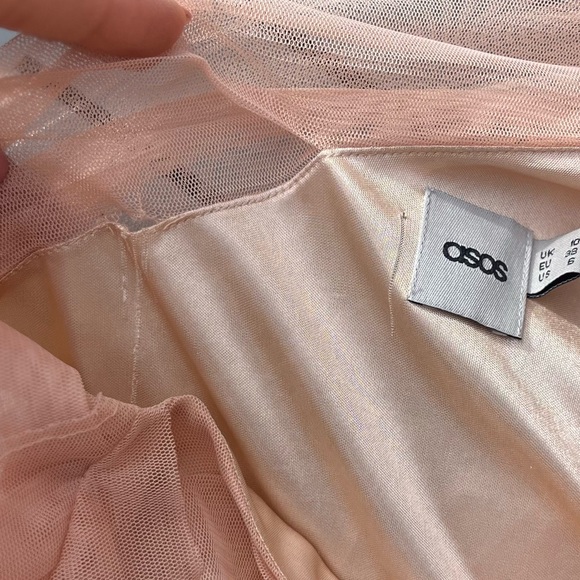 ASOS pink tulle dress. Size 6 - Picture 9 of 10